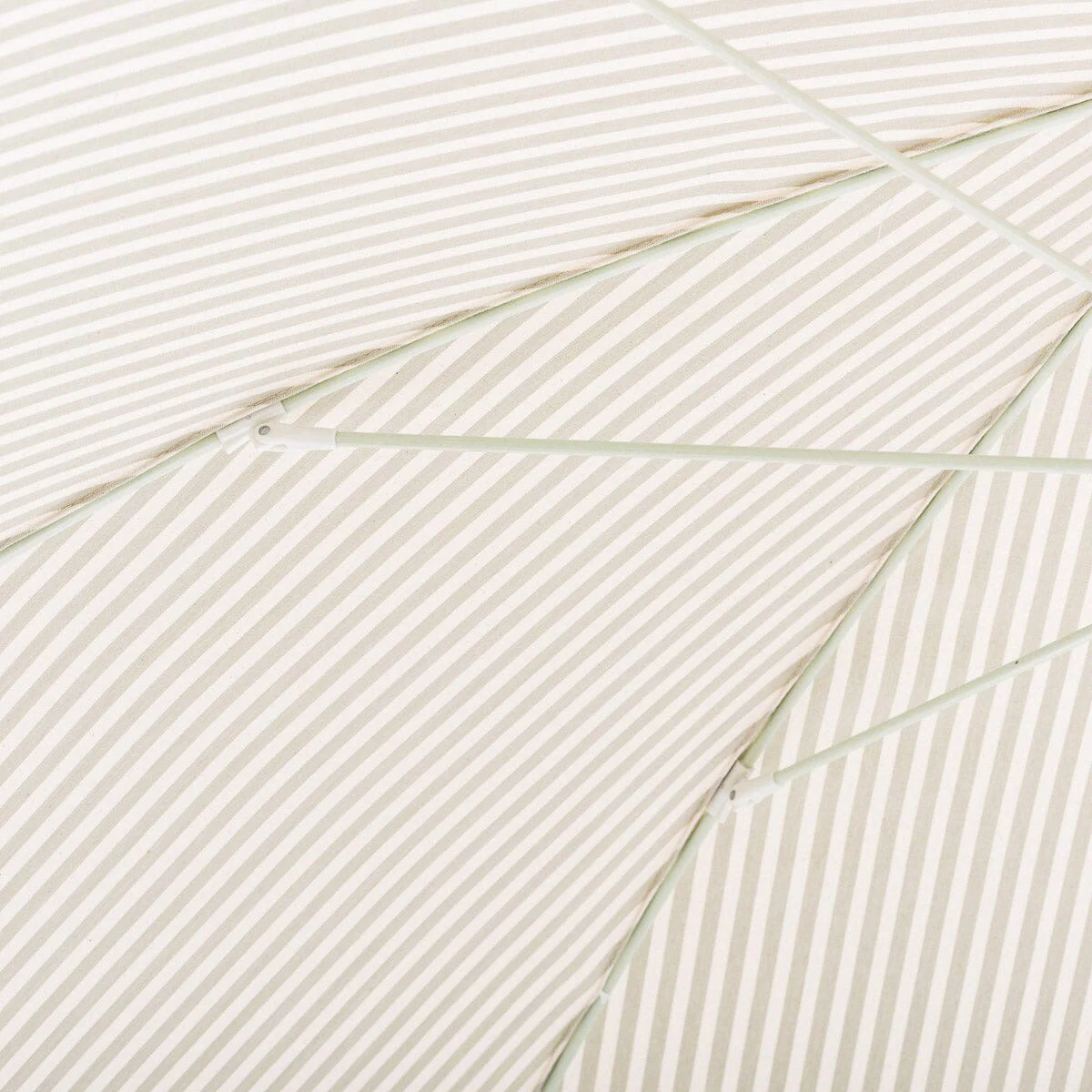 The Rio Fringed Umbrella - Lauren's Sage Stripe - Image 5
