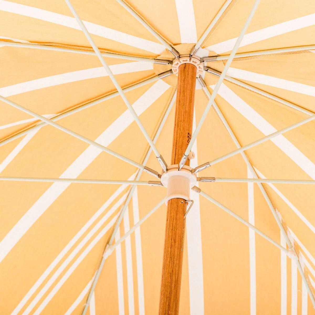 The Rio Umbrella - Vintage Yellow Stripe - Image 3