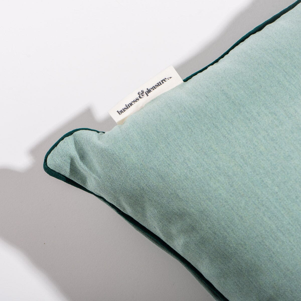 The Small Square Throw Pillow - Rivie Green - Image 4