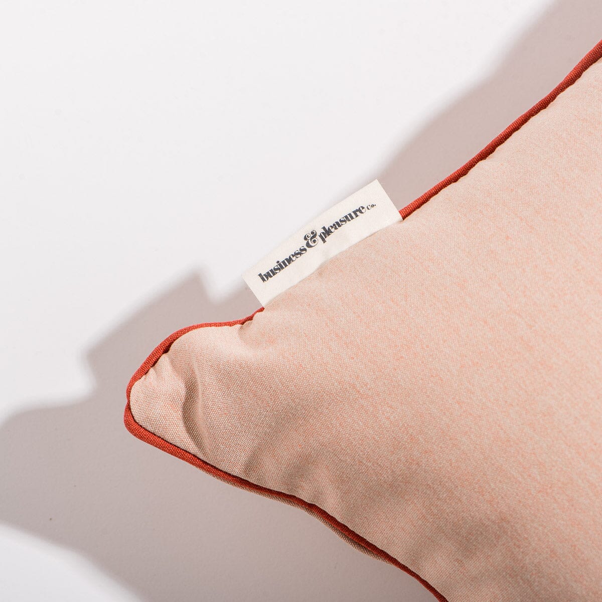 The Small Square Throw Pillow - Rivie Pink - Image 4