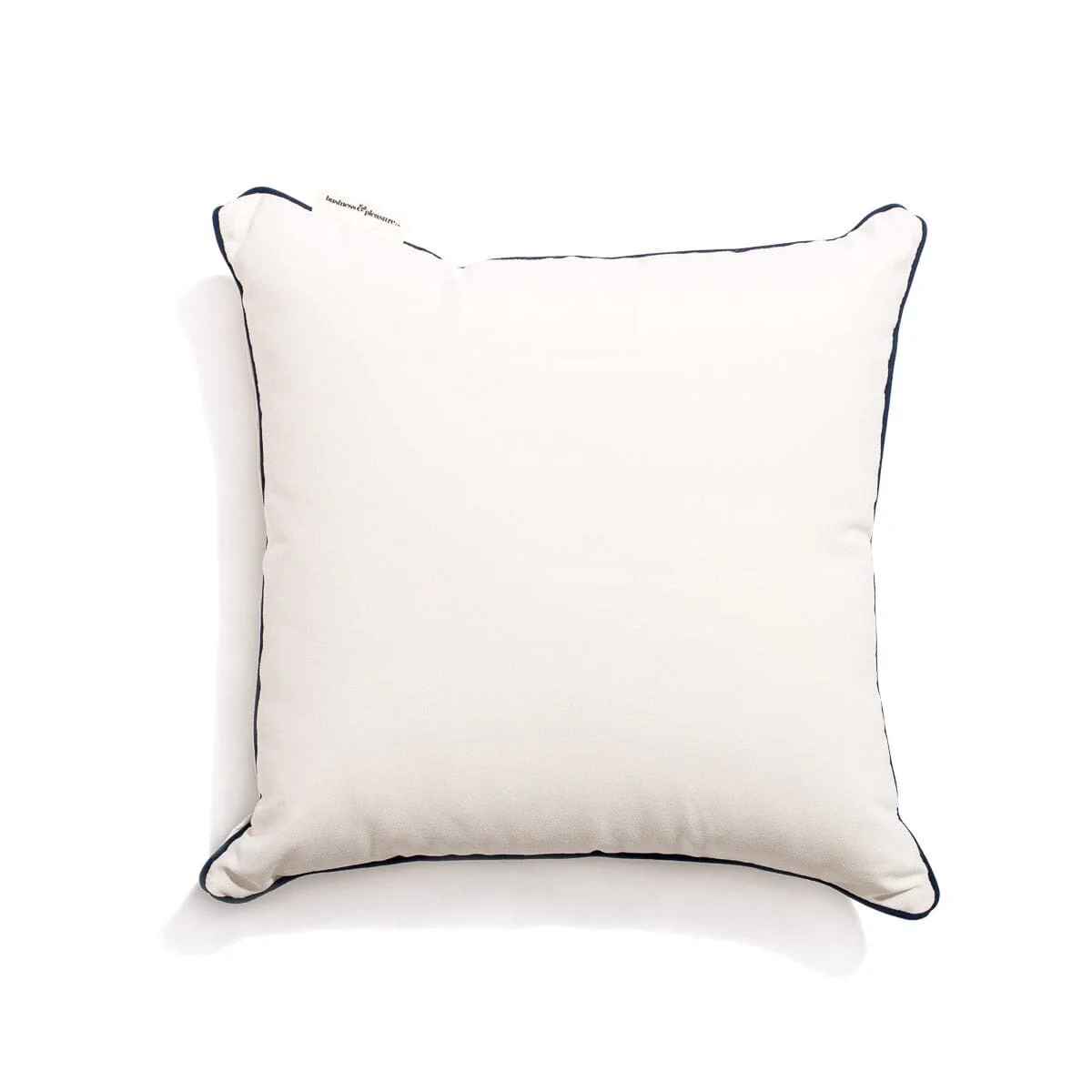 The Small Square Throw Pillow - Rivie White - Image 3