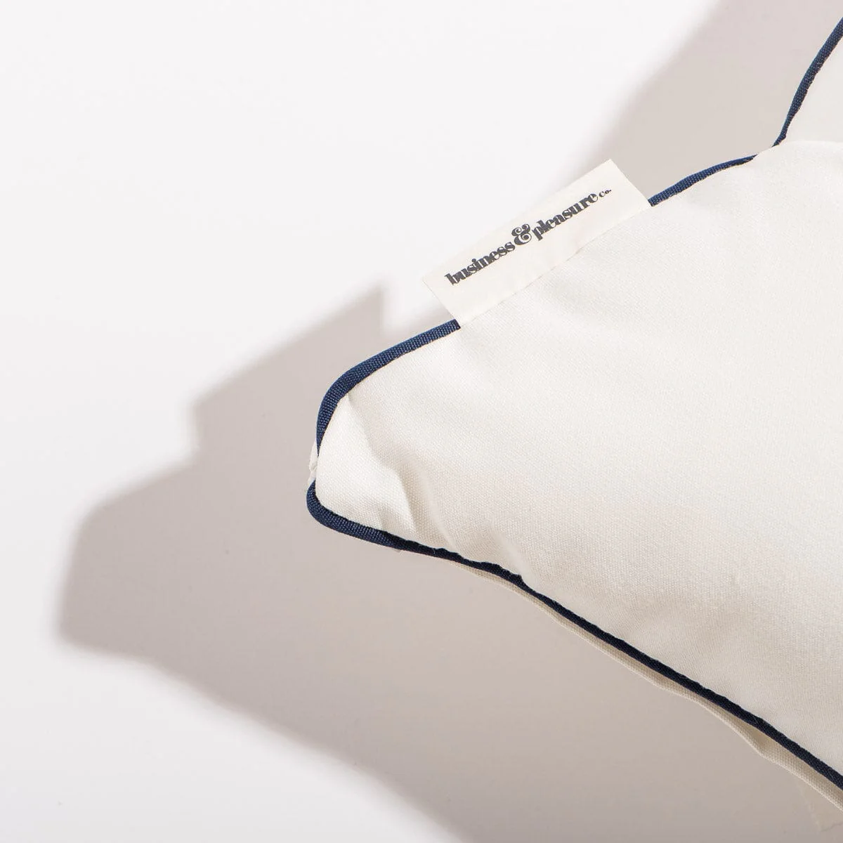 The Small Square Throw Pillow - Rivie White - Image 4