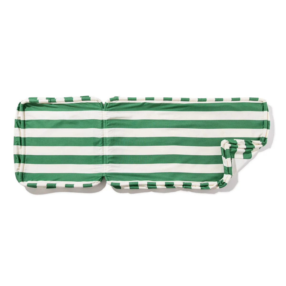 The Sun Lounger Slip Cover - Crew Canyon Green Stripe