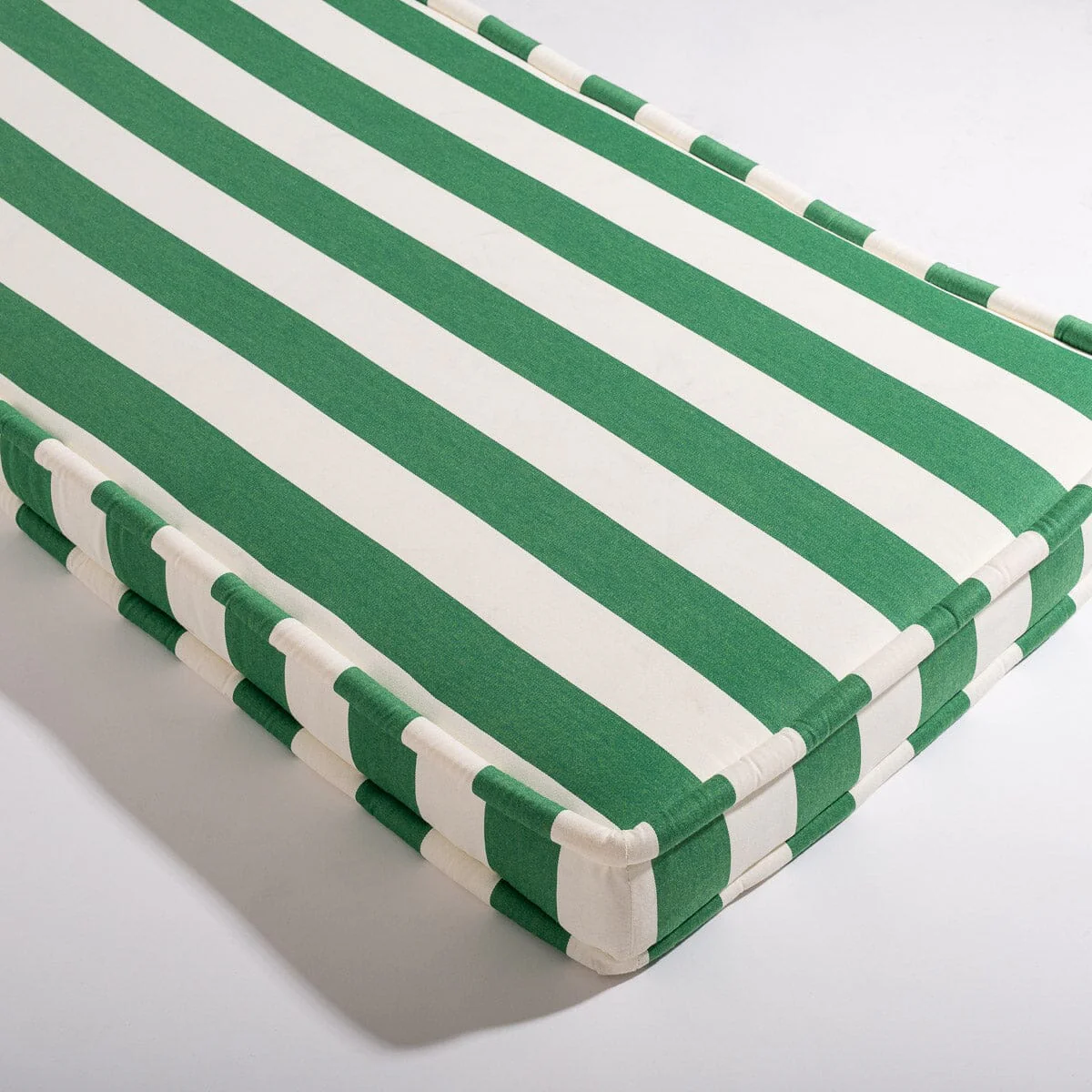The Sun Lounger Slip Cover - Crew Canyon Green Stripe - Image 4