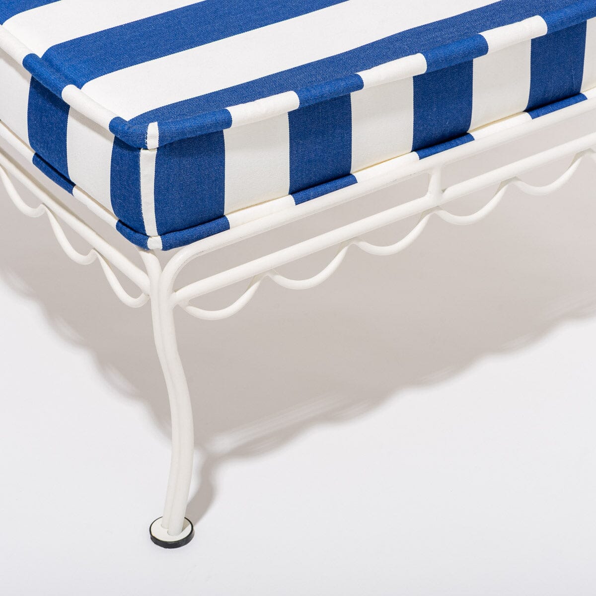 The Sun Lounger Slip Cover - Crew Mediterranean Blue Stripe - Image 6