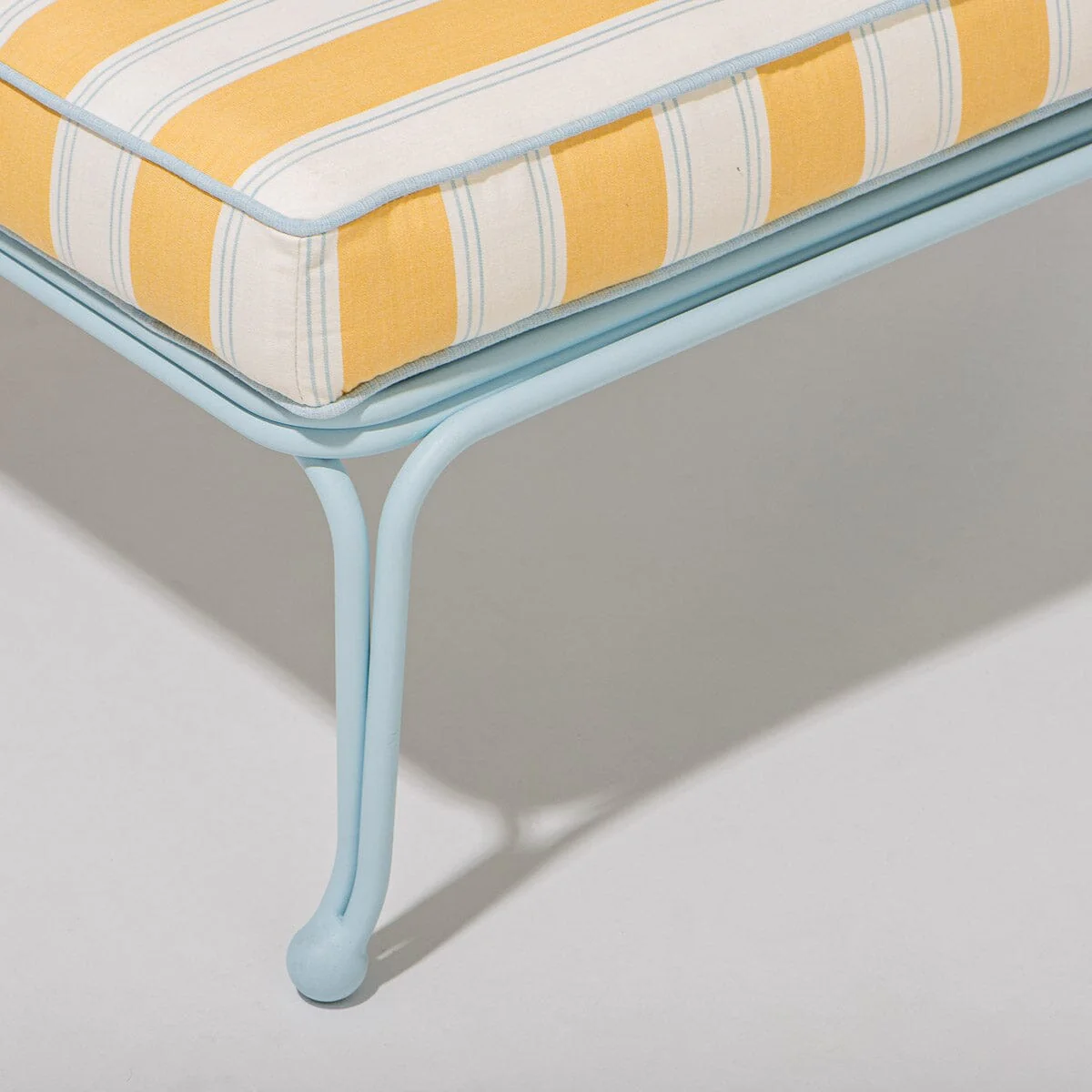 The Sun Lounger Slip Cover - Tuuli Stripe Yellow - Image 4