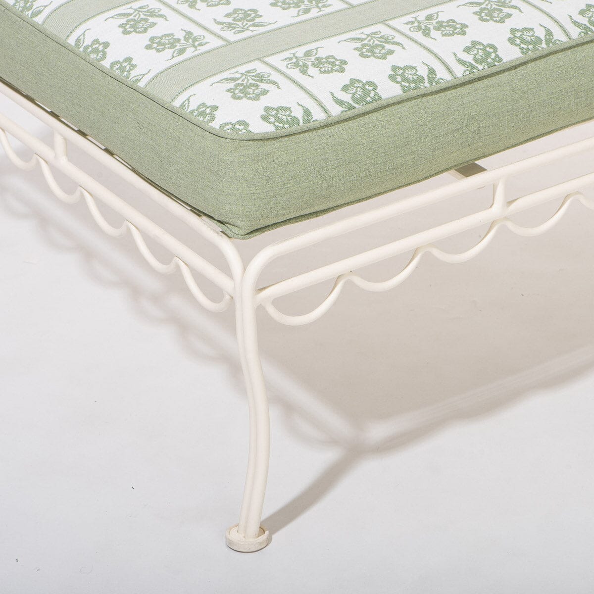 The Sun Lounger Slip Cover x Julia Berolzheimer in Jacquard Green - Image 4