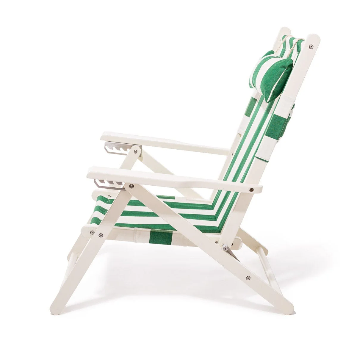 The Tommy Chair - Acacia White - Crew Canyon Green Stripe - Image 3