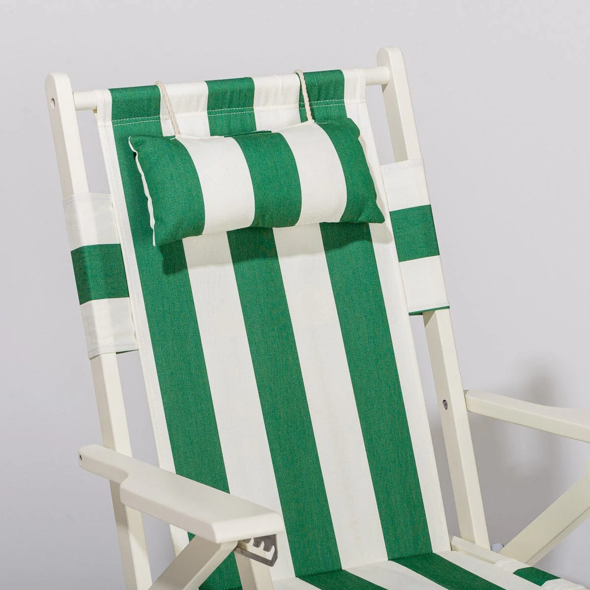 The Tommy Chair - Acacia White - Crew Canyon Green Stripe - Image 5