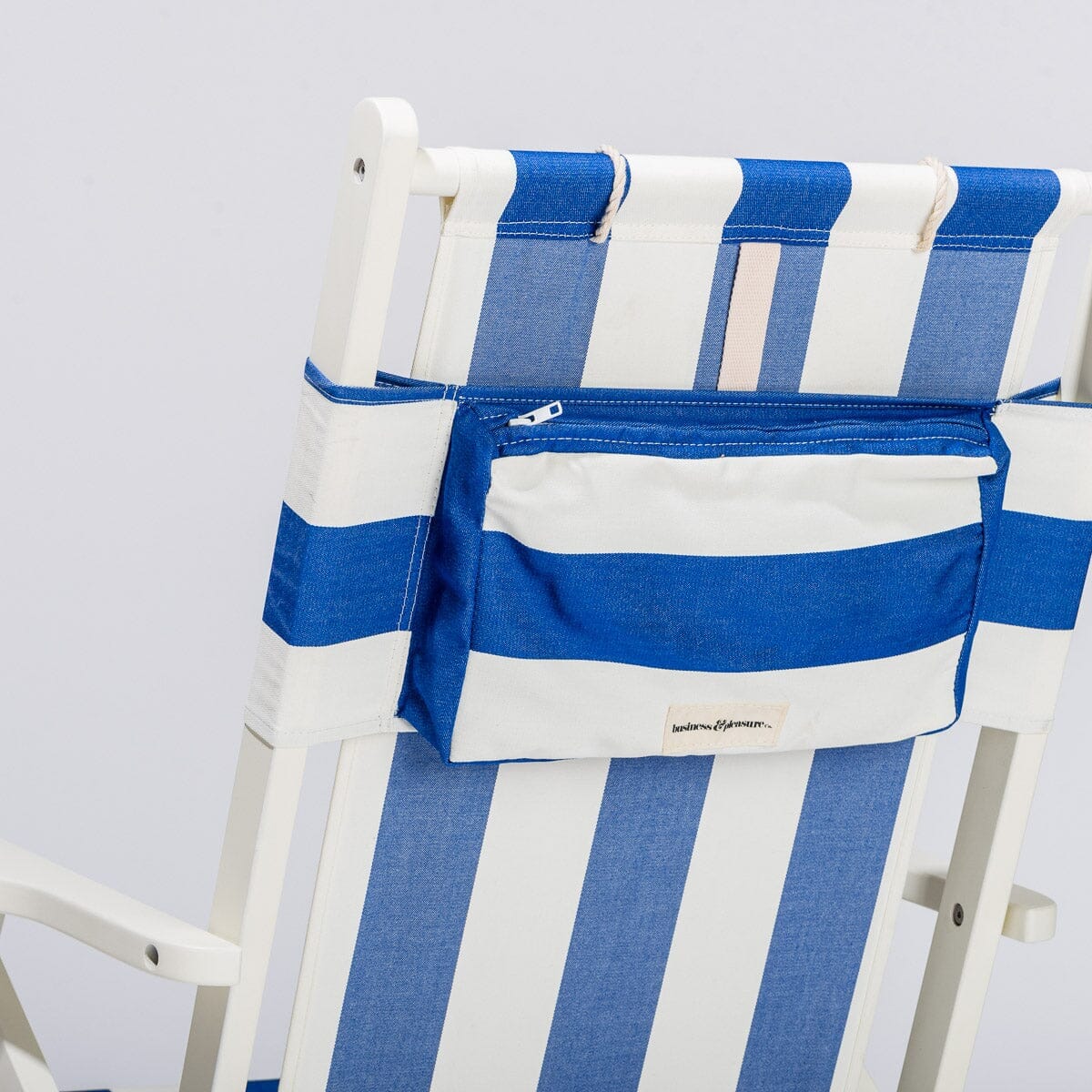The Tommy Chair - Acacia White - Crew Mediterranean Blue Stripe - Image 6