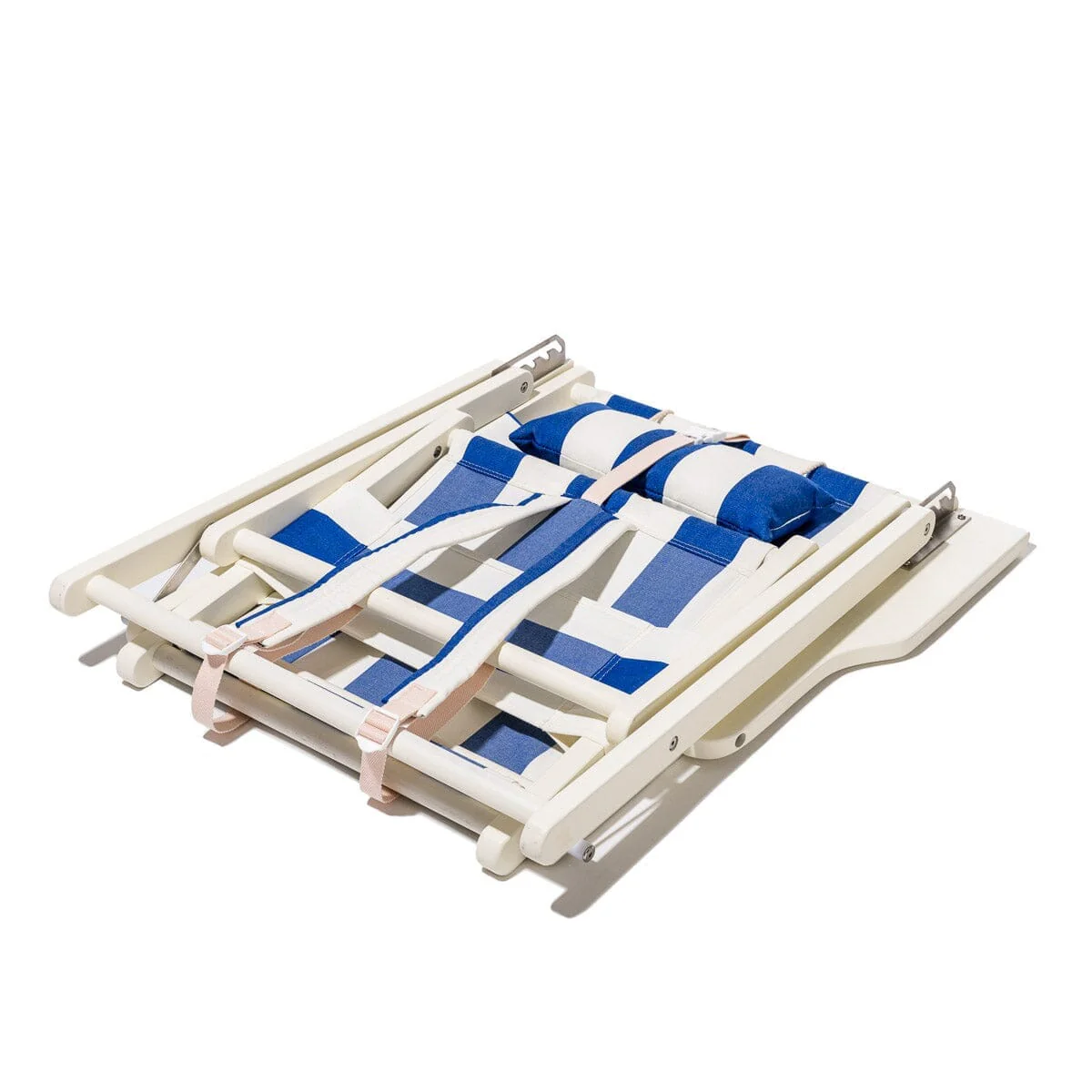 The Tommy Chair - Acacia White - Crew Mediterranean Blue Stripe - Image 7