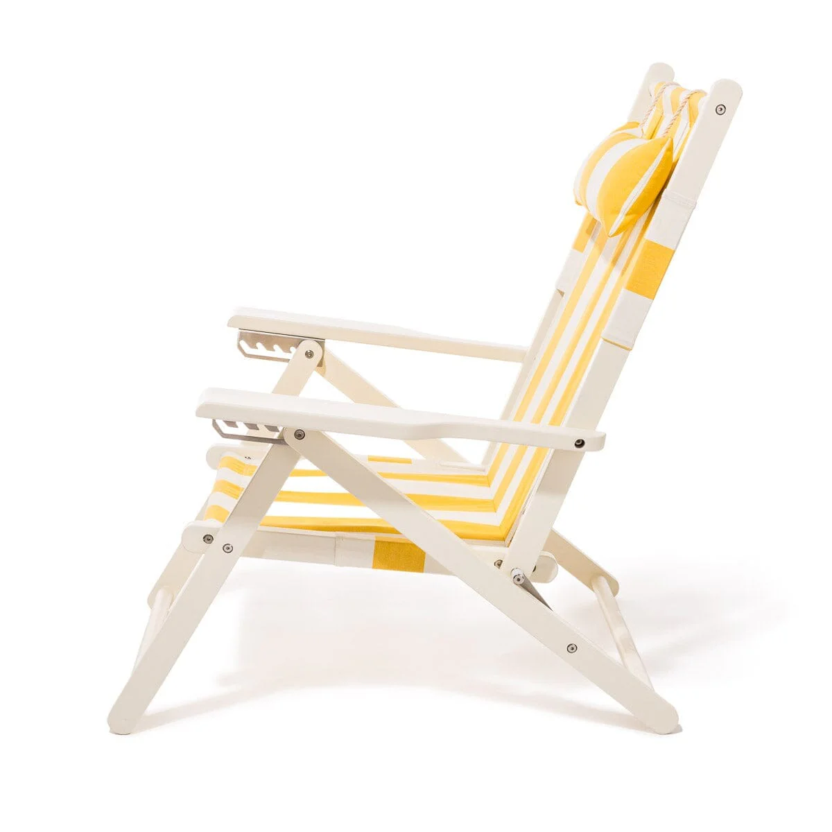 The Tommy Chair - Acacia White - Crew Mimosa Yellow Stripe - Image 3