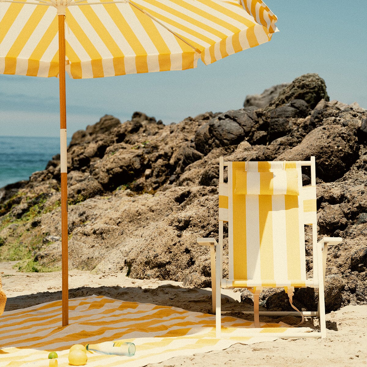 The Tommy Chair - Acacia White - Crew Mimosa Yellow Stripe - Image 9