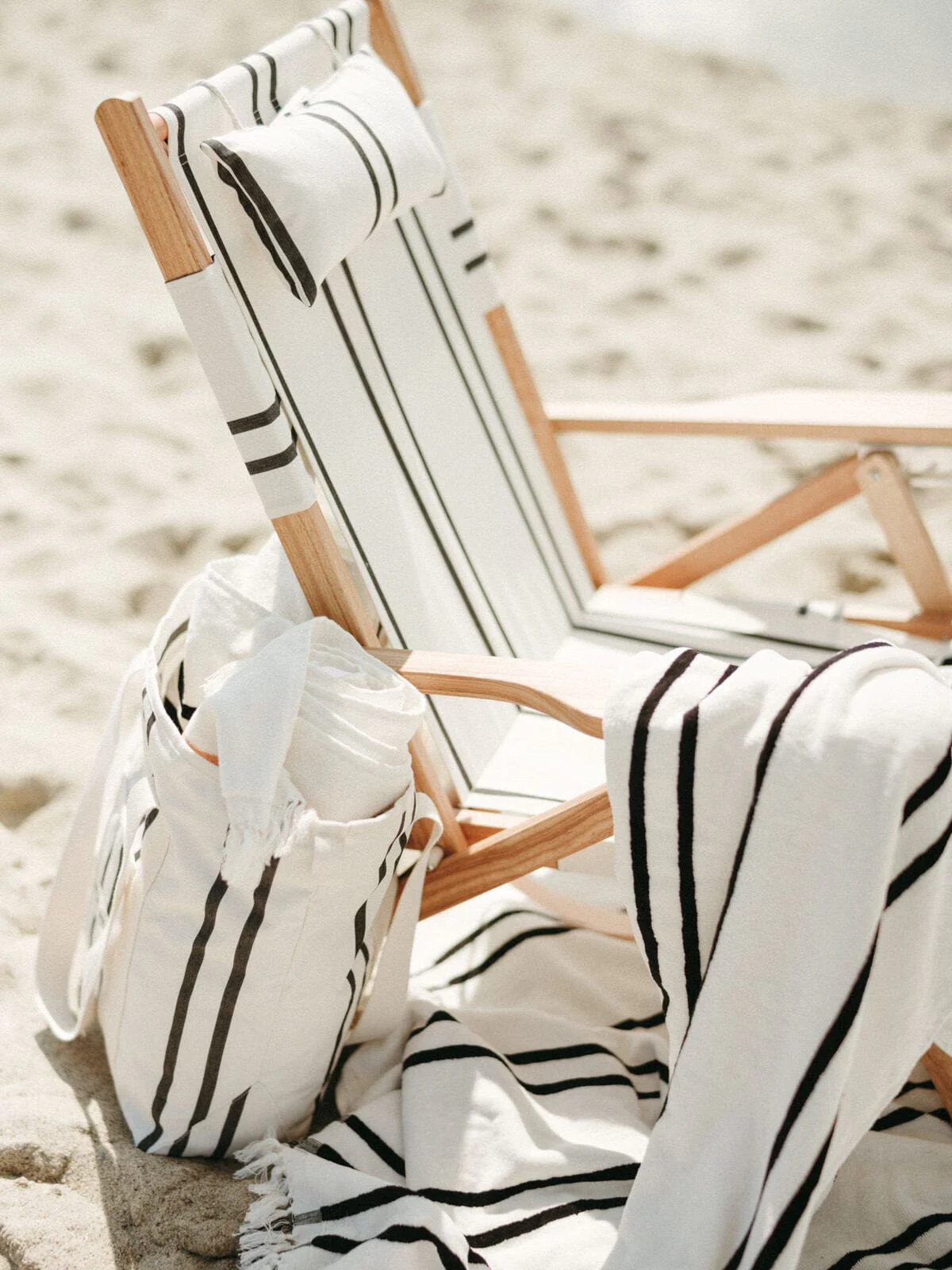 The Tommy Chair - Black Two Stripe - Image 3