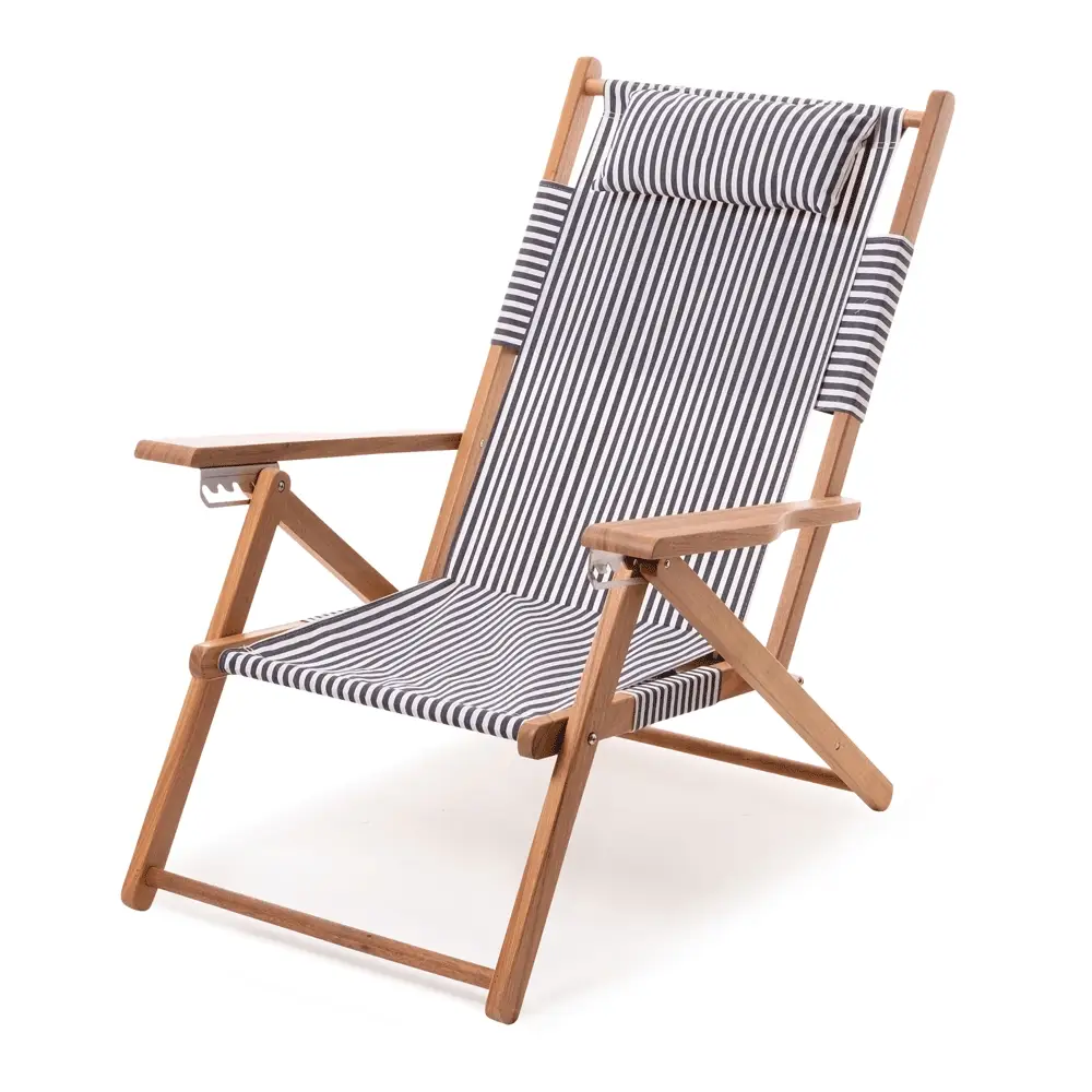 The Tommy Chair - Lauren's Navy Stripe - Image 10