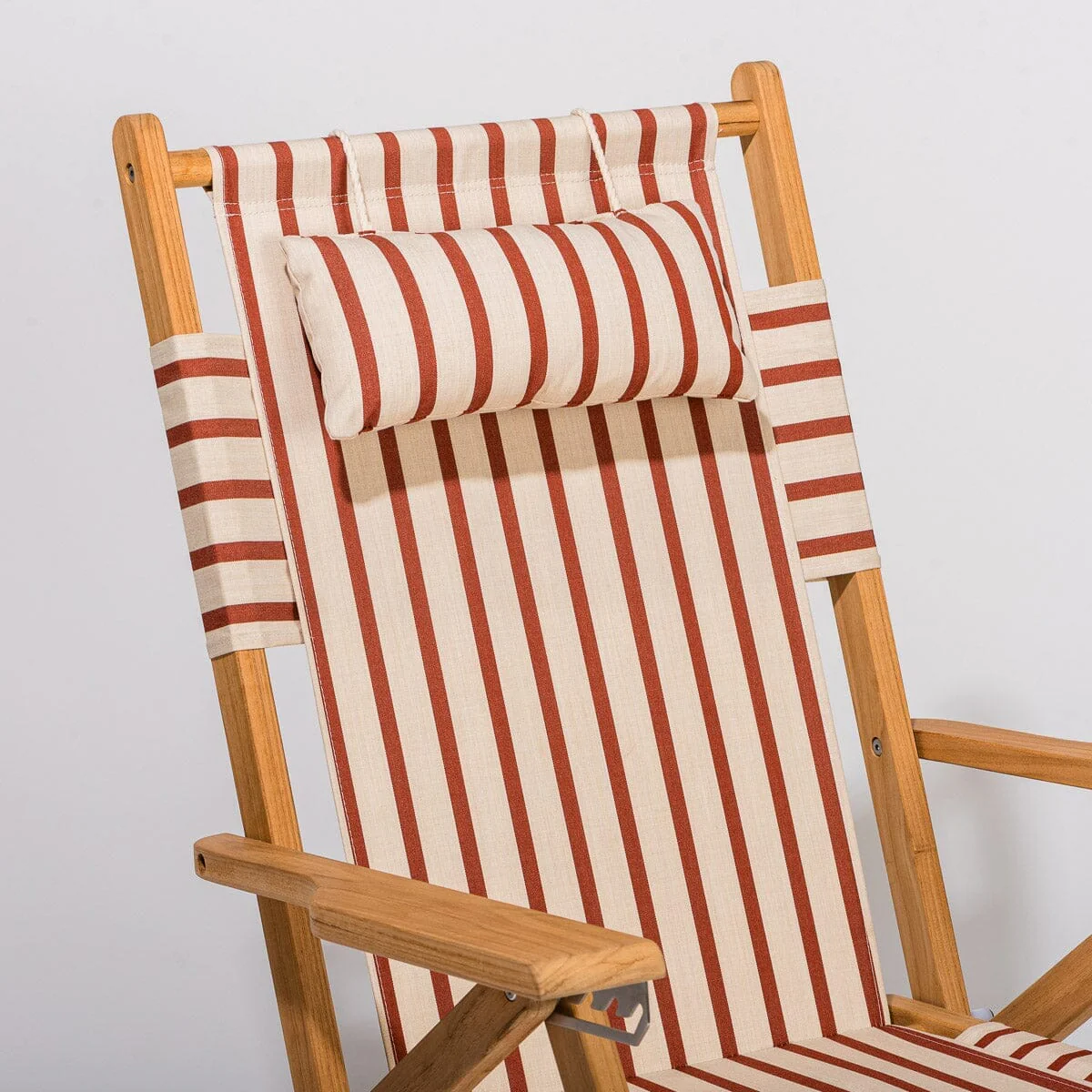 The Tommy Chair - Teak Natural - Monaco Le Sirenuse Stripe - Image 4