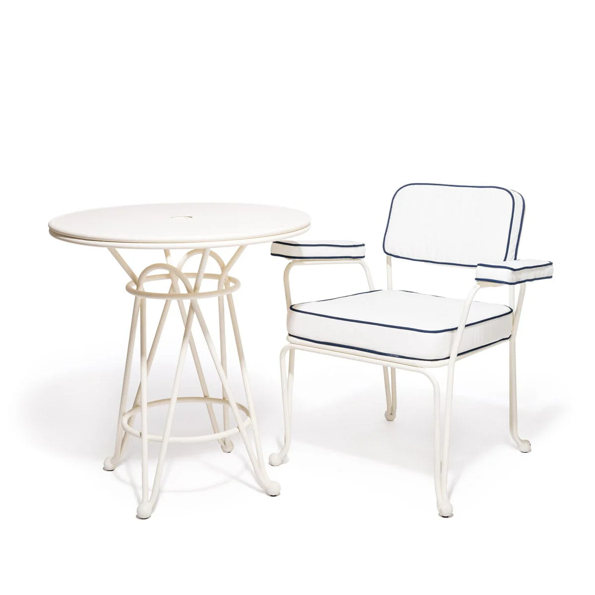 The Waterhouse Round Cafe Table - Antique White - Image 6