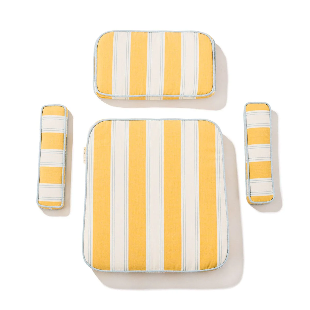 The Waterhouse Chair Cushion Set - Tuuli Stripe Yellow