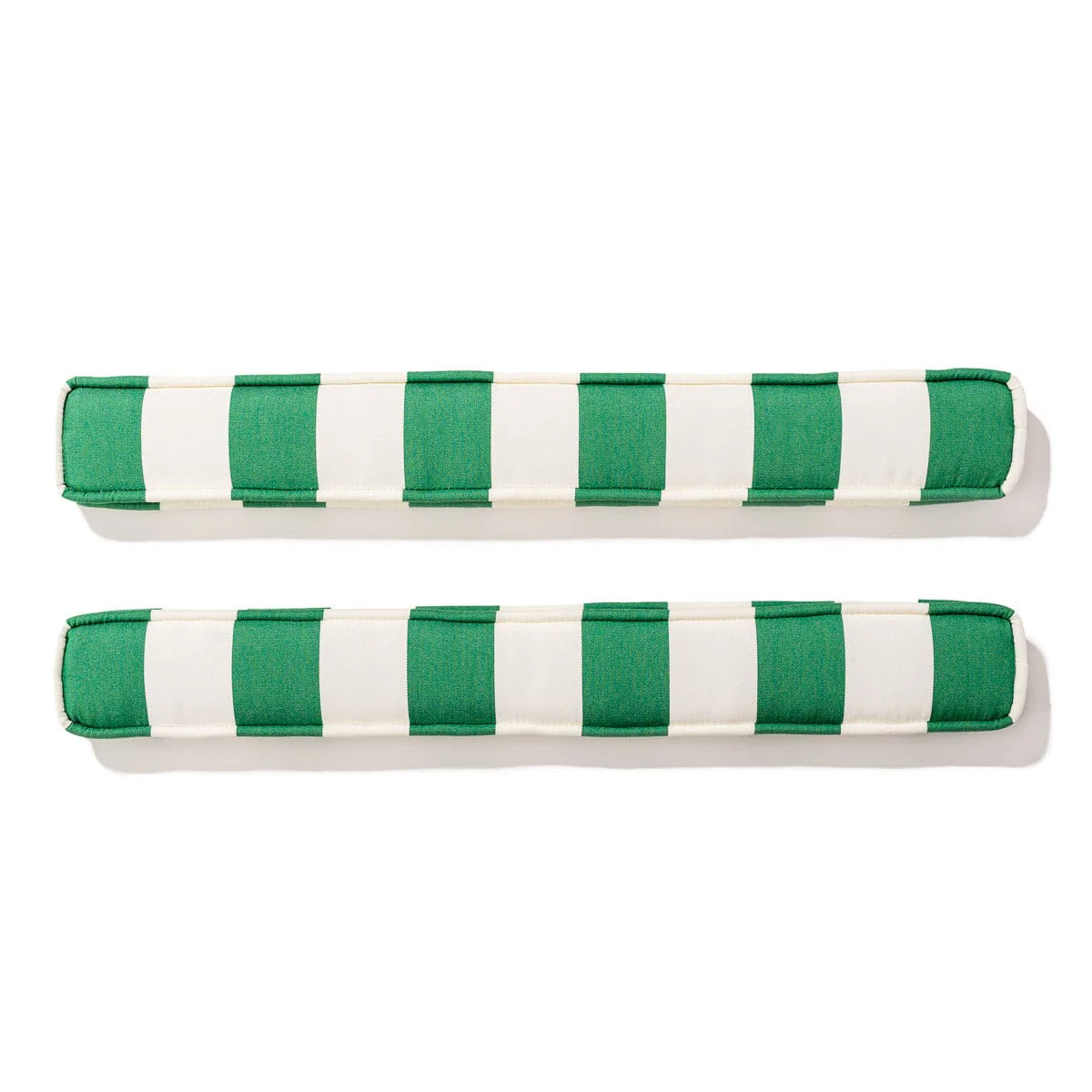 The Waterhouse Sun Lounger - Armrest Set - Crew Canyon Green Stripe