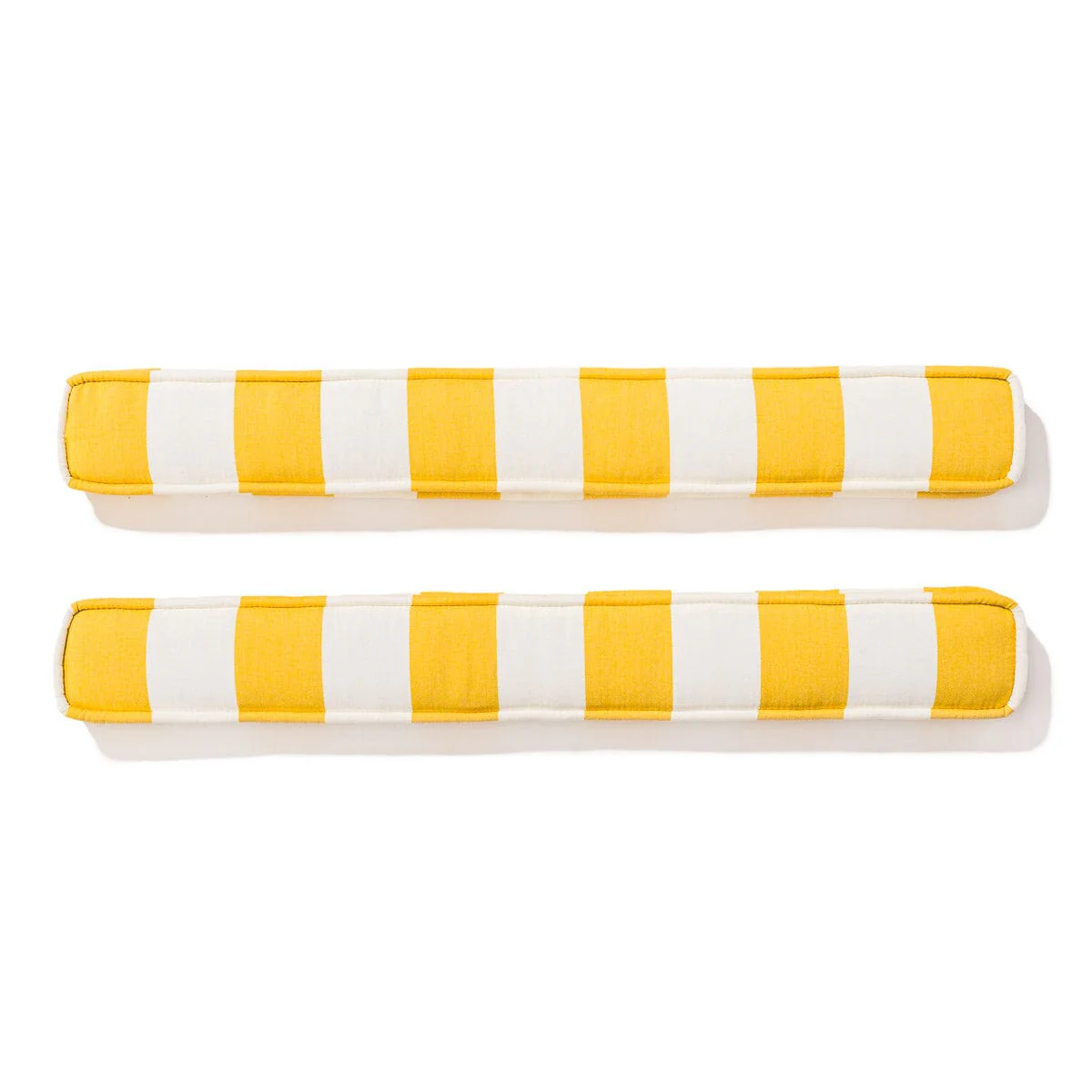 The Waterhouse Sun Lounger - Armrest Set - Crew Mimosa Yellow Stripe