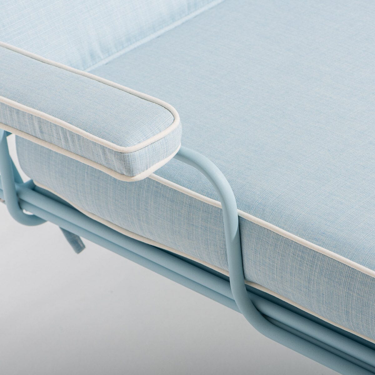 The Waterhouse Sun Lounger - Armrest Set - Powder Blue - Image 2