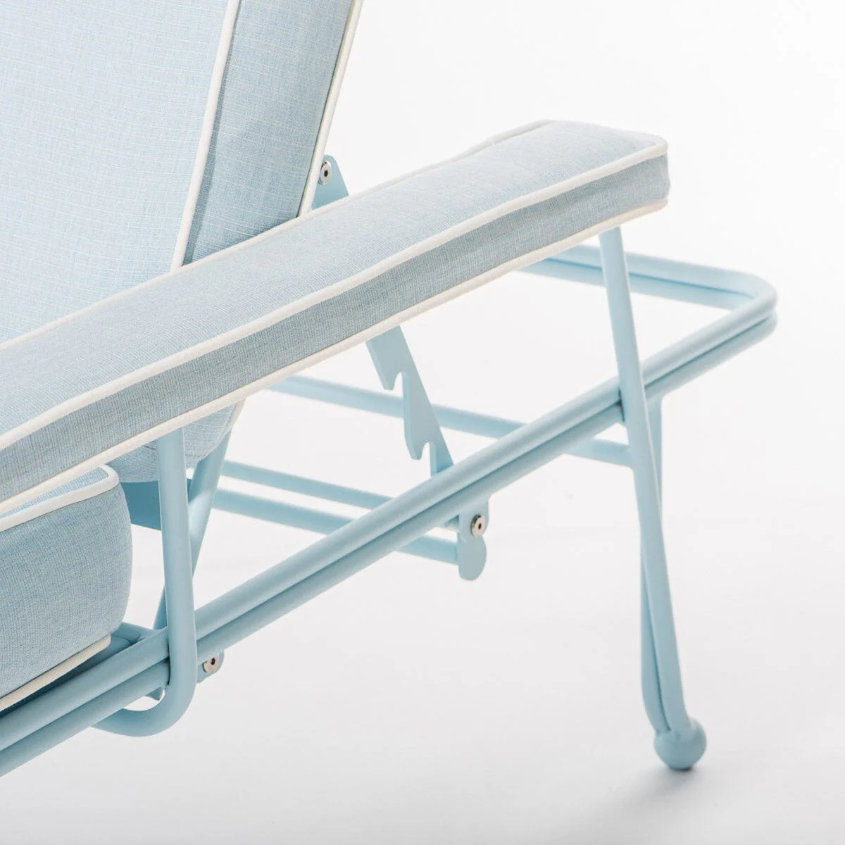 The Waterhouse Sun Lounger - Armrest Set - Powder Blue - Image 3