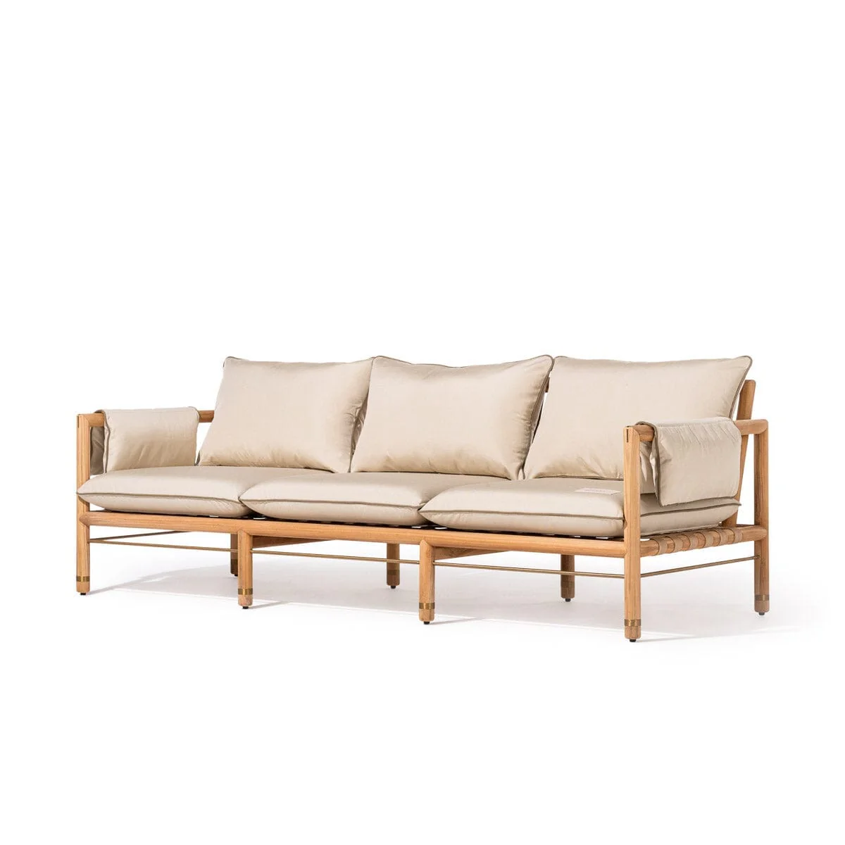 The WES Sofa x Jenni Kayne in Dune | Teakwood Frame - Image 3