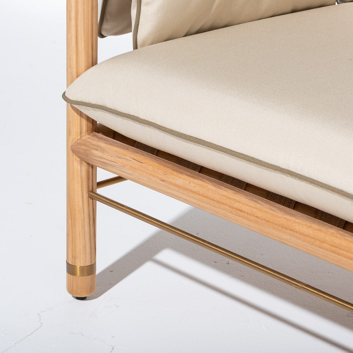 The WES Sofa x Jenni Kayne in Dune | Teakwood Frame - Image 4