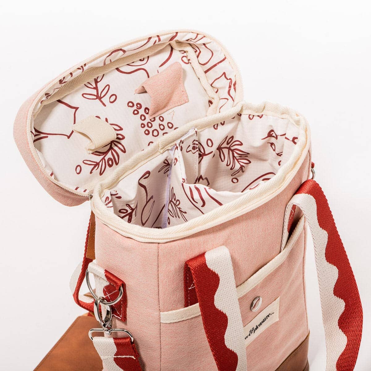 The Wine Cooler Tote Bag - Rivie Pink - Image 3