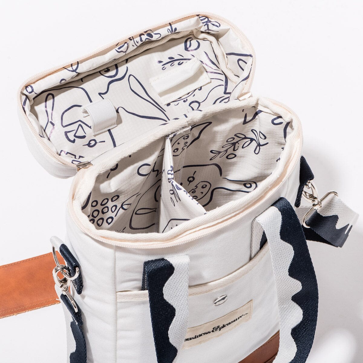 The Wine Cooler Tote Bag - Rivie White - Image 4