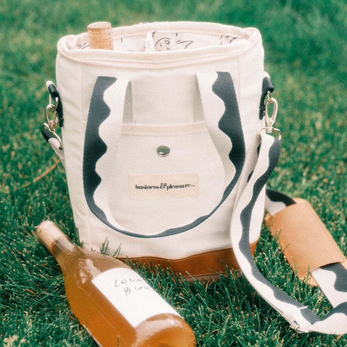 The Wine Cooler Tote Bag - Rivie White - Image 5